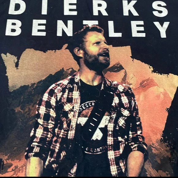 Dierks Bentley 2019 Burning Man North American Tour Country T-Shirt Small - Picture 2 of 7